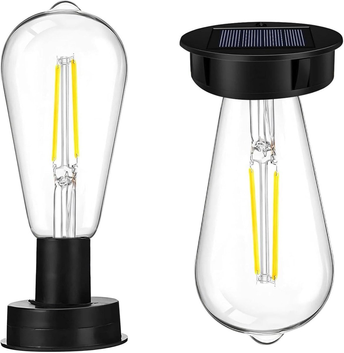 Vervangend Zonnepaneel - Reserveonderdeel Lamp - Buitenverlichting Reparatie - Eenvoudige Installatie - 16 x 7 cm - Transparant
