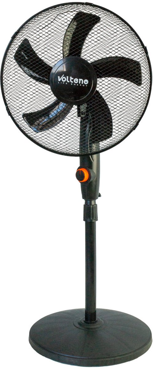 Volteno VO2414 Serie - Vloerventilator - 40 cm - Zwarte Kleur - 3 Snelheden