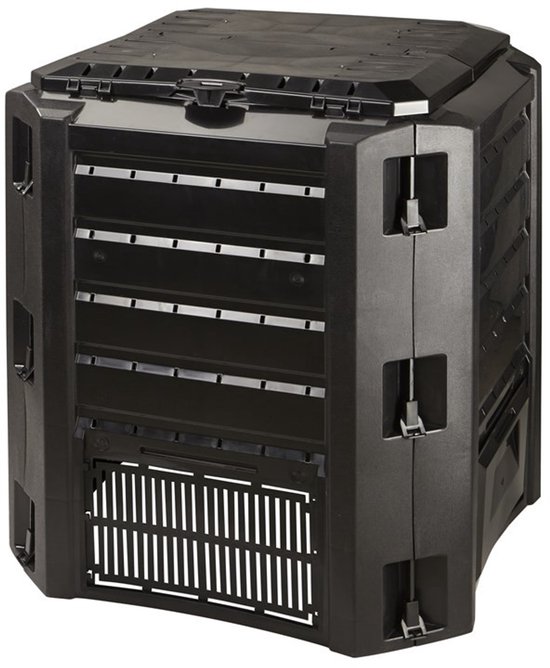 Prosperplast Compogreen IKST380C - Compostbak - 380 Liter - Vorstbestendig - UV-bestendig - Zwart
