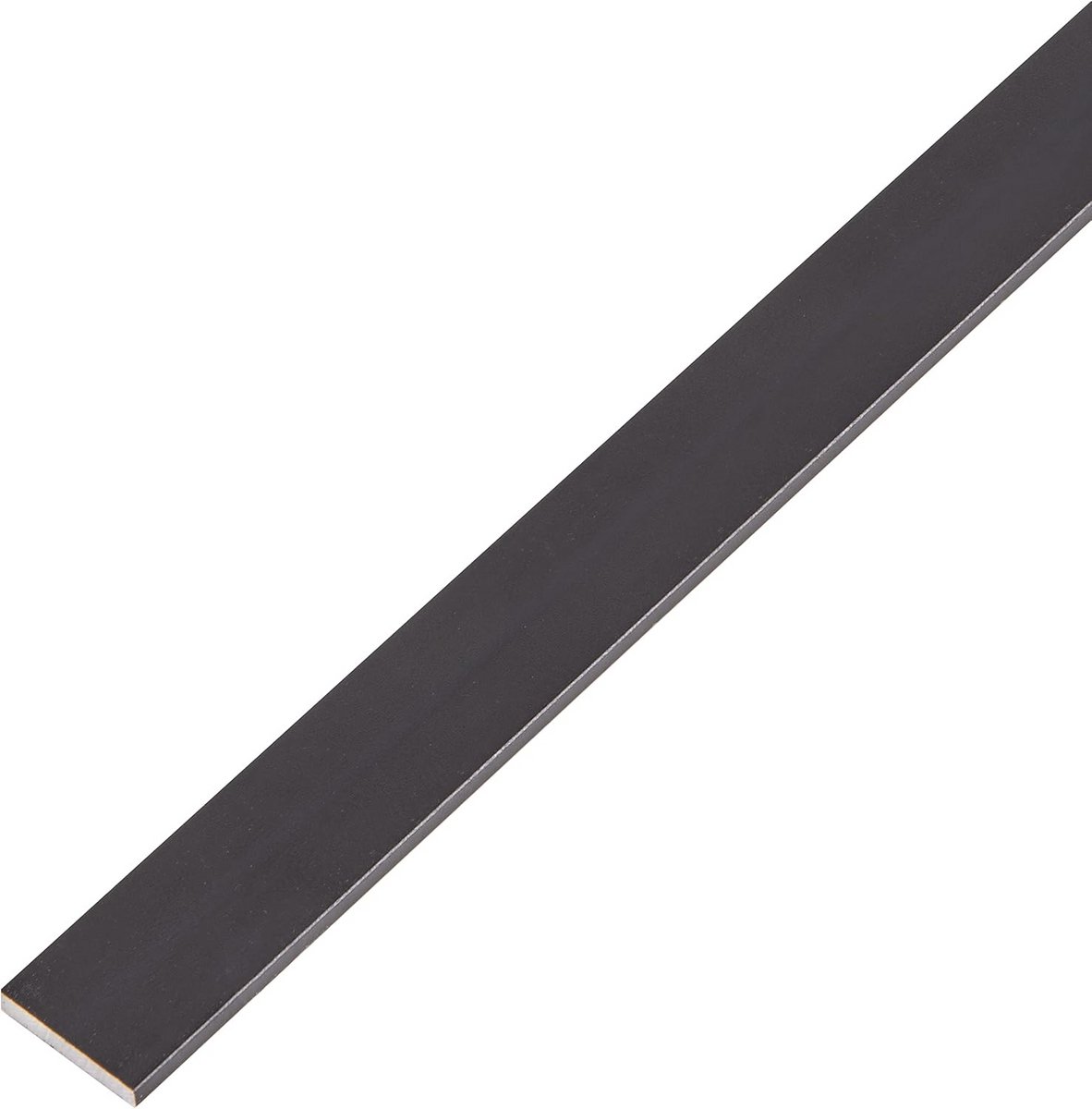 Aluminium Platte Staaf Zwart Geanodiseerd 1000 x 15 x 2 mm