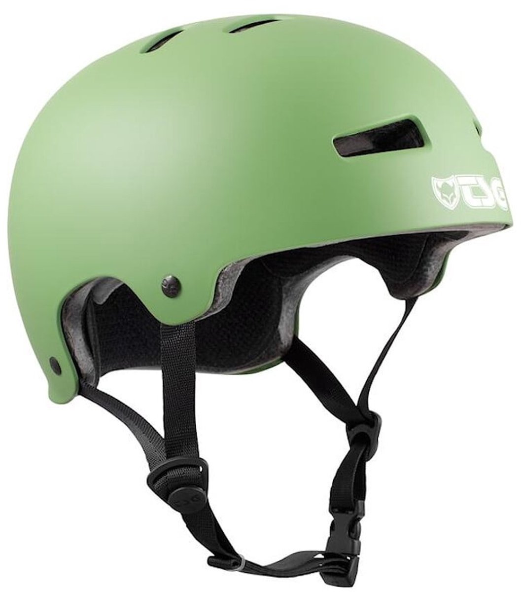 TSG Evolution Helm Satin Fatigue Groen