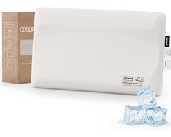 Traagschuim Kussen - Neksteun Kussen - Nekpijn Verlichten - Ademend en Lichtgewicht - Queen Size - Wit