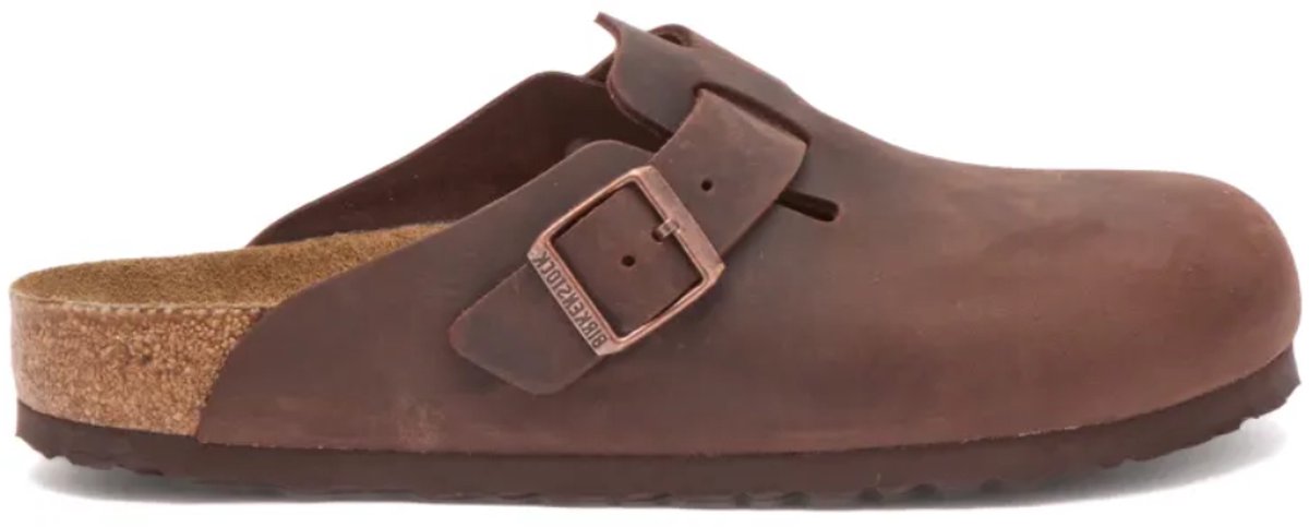 Birkenstock Boston NU Oiled Soft Footbed Smal Habana Bruin