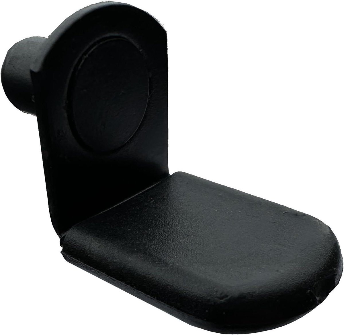 Glazen Plank Steunen - Plankdragers Beugelstijl - Kast Planken Monteren - 5mm Gat Compatibel - L-vorm 3/8" Schacht - Mat Zwart