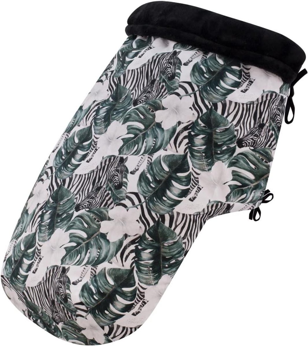 Winter Voetenzak - Baby deken - Warmte buiten - Ademend katoen - 80x56cm of 100x56cm - Zebra
