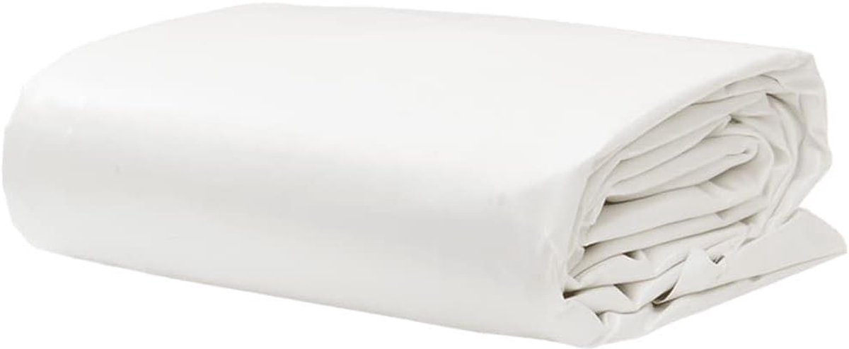 Robuust Dekzeil - Afdekzeil Tuin Zeil - Bescherming Buiten - Waterdicht Canvas PVC - 3x4 Meter - Wit