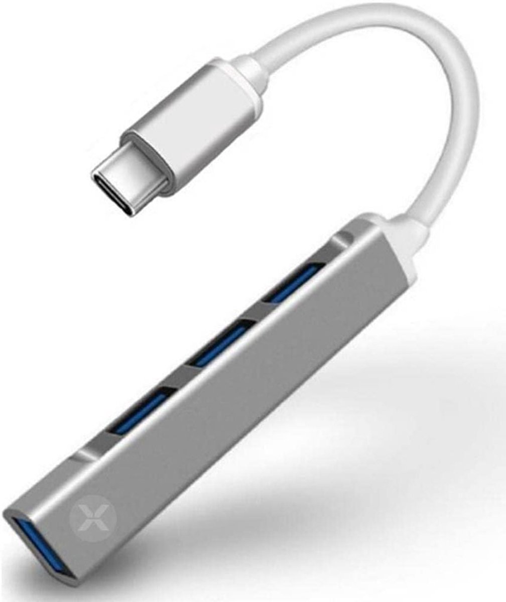 USB-C Hub - Poorten Uitbreider - Extra Aansluitingen - Hoge Snelheid - Compact Ontwerp