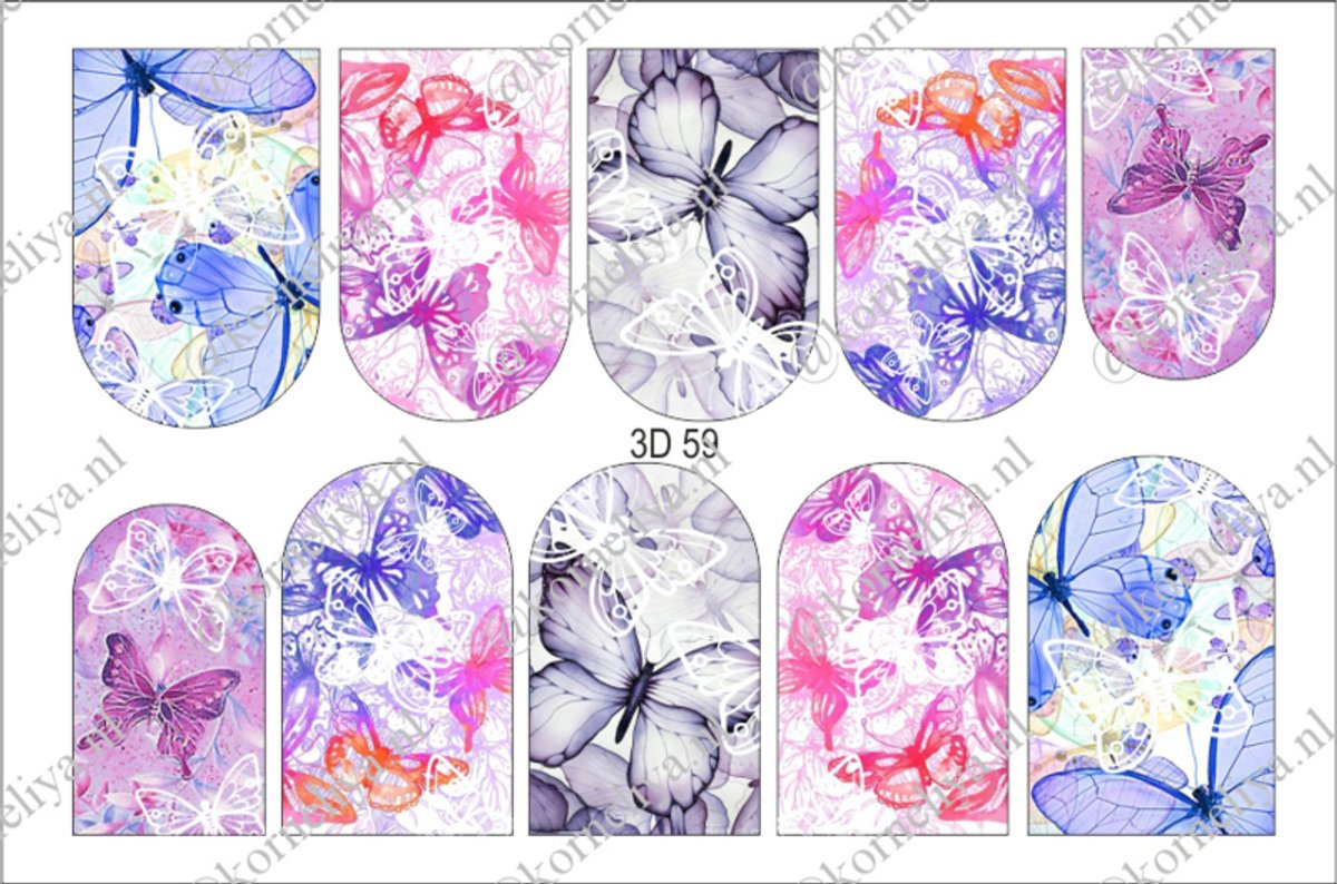 Korneliya 3D Waterdecal - 3D 059
