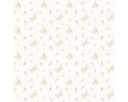 Behang – Landelijk behang – Bloemenbehang – Wit Lila Groen – Romantisch – Cottagecore – Vintage – Slaapkamer – Woonkamer – Babykamer – 0,53 x 10,05 M – Miniatures 2