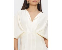 Copenhagen Muse Cmvianna-dress Dames - Jurk - Ecru - Maat L