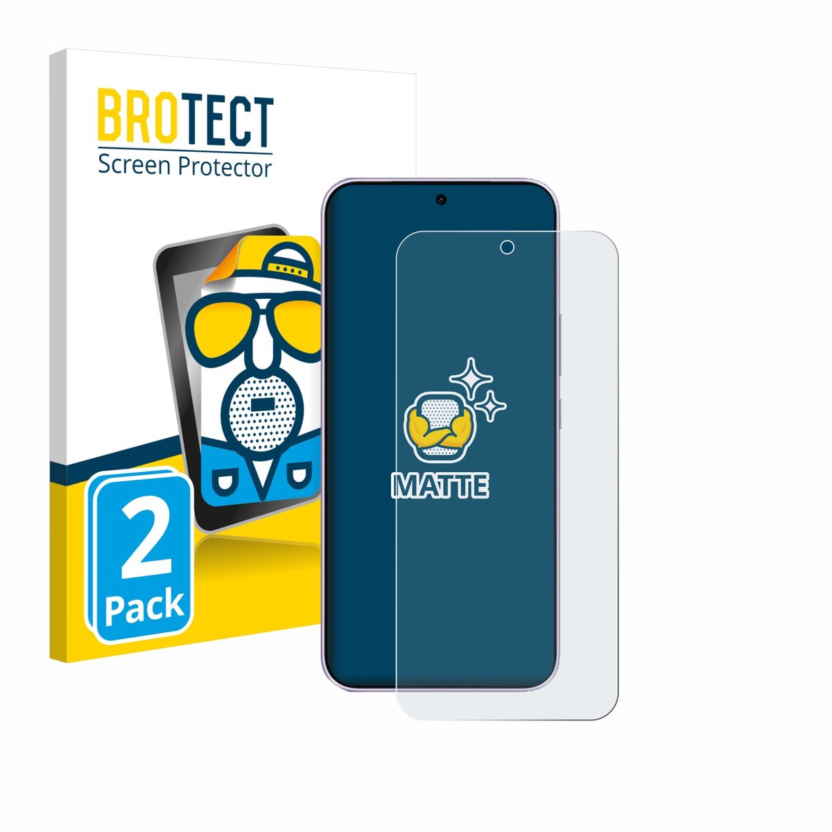 BROTECT - Screenprotector voor Vivo V70 FE - Folie Beschermfolie matte 2 Stuks