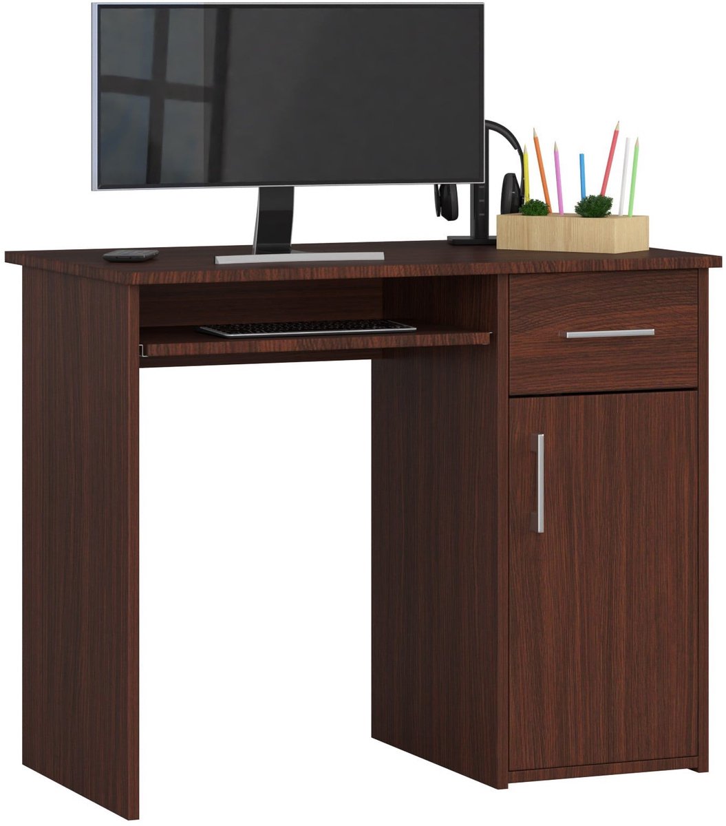 Akord Bureau PIN / Computerbureau / Computer Tafel / Bureautafel / Venge / 90 x 74 x 50 cm