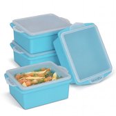 Bangosa Diepvriesbakjes met Deksel – Siliconen Diepvriesbakjes 500ml – Meal Prep Bakjes – Voor Soep, Babyvoeding & Saus – Oven, Vriezer & Vaatwasser Bestendig – Stapelbaar – 4 stuks