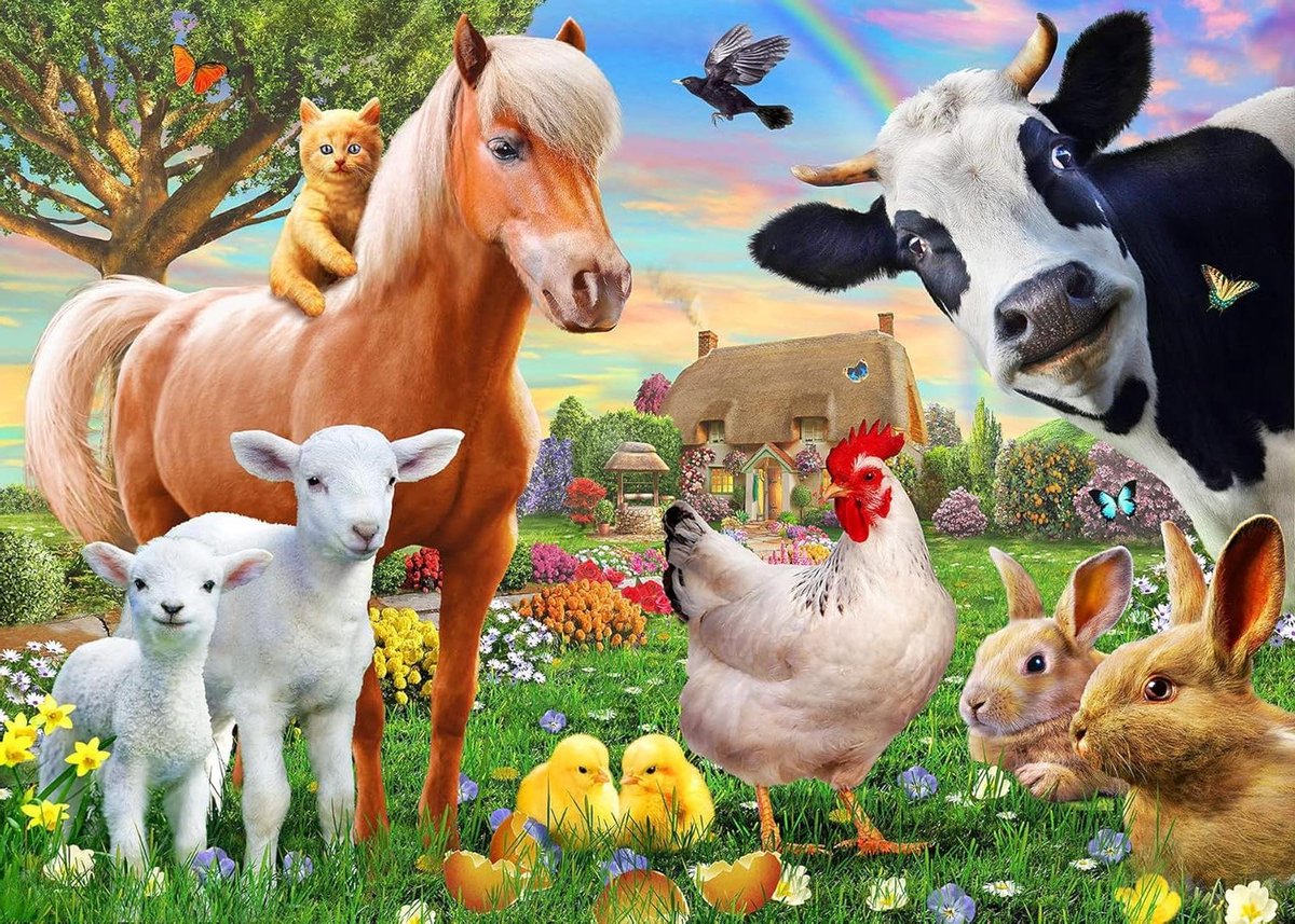 Houten Puzzel - Legpuzzel Landschap - Ontspannend Gezelschapsspel - Gedrukt in HD - 1000 stukjes - Klassiek