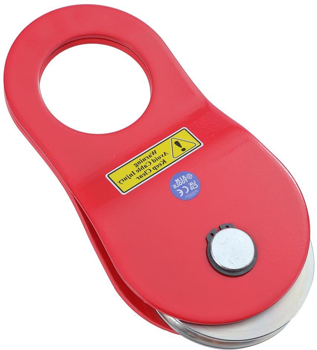 Takelblok - Hijskatrol - Zwaar hijswerk - 10 Ton capaciteit - 355 kg - Zilverkleurig