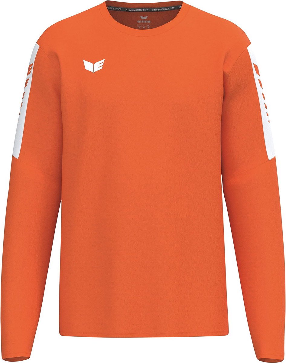 Erima Intro Sweatshirt Heren - Oranje | Maat: XXXL