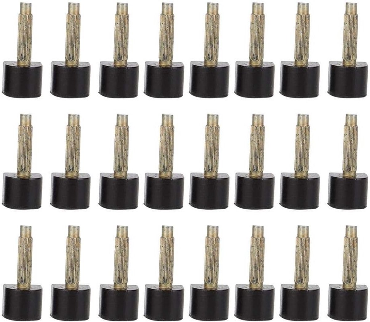 24 Stuks Vervangende Hielnagels voor Hakken - Hielplaten Vervanging voor Hakken (8 x 8 mm) - Duurzaam en Gebruiksvriendelijk