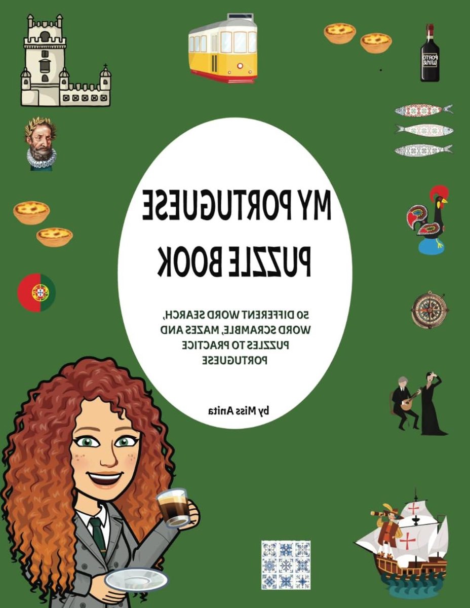 Puzzelboek Portugees - Taal Oefenen - Woordenschat Verbeteren - 100 Pagina's Puzzels - 21.59 x 27.94 cm - Niet gespecificeerd