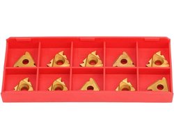 Carbide Inserts voor CNC Draaibanken - 10 Stuks 16IR AG60 voor Staal en Gietijzer Bewerking