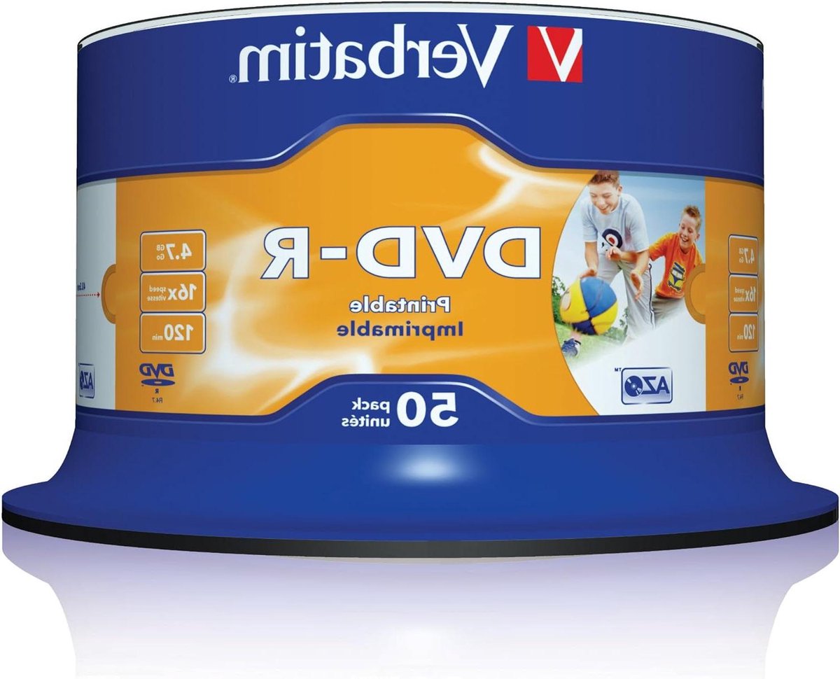 DVD-R Schijven - Lege DVD's - Data Opslaan - Wide Printable - 4.7 GB - Wit