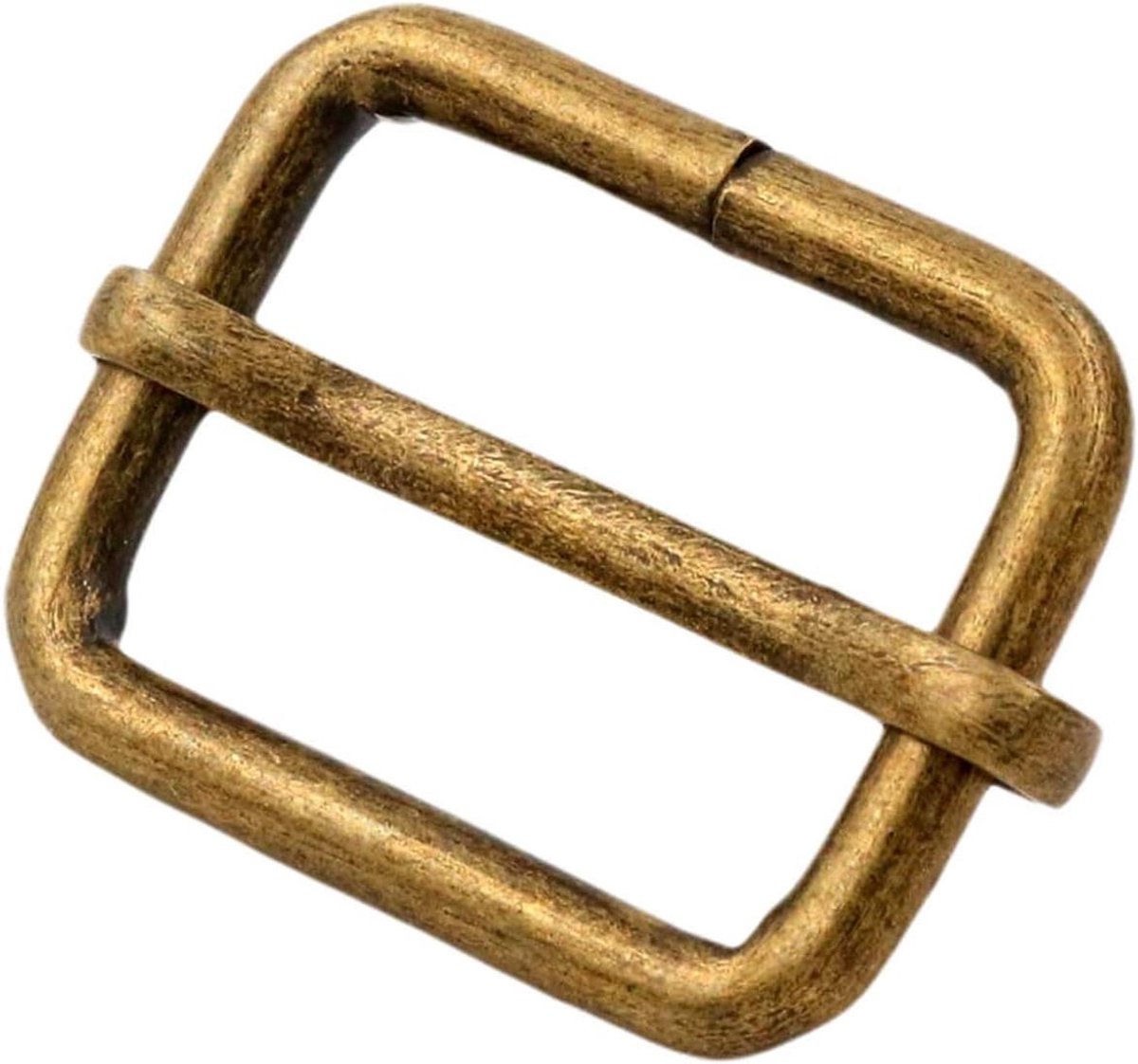 Glijdende Bar Gespen - Roller Pin Sluitingen - Handtassen Versieren - Draadgevormd Metaal - 10 Stuks - Brons