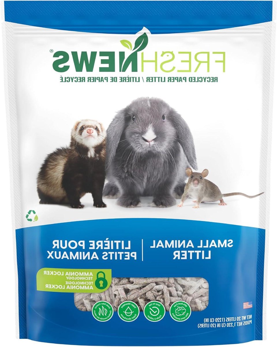 Klein Dierenstrooisel - Bodembedekking Papier - Stabiele Habitat - 100% Gerecycled Papier - 20 Liter - Grijs