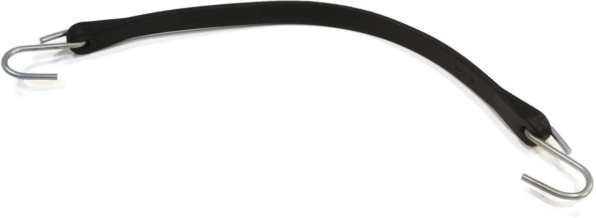 Rubberen Tarp Riemen - Bungee Koorden - Lading Zekeren - Heavy Duty met Haken - 15 inch - Natuurlijk