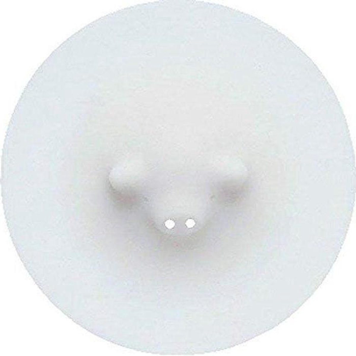 Piggy Steamer - Stoomdeksel Varken - Gelijkmatig Koken - Hittebestendig Siliconen - 21 cm - Wit