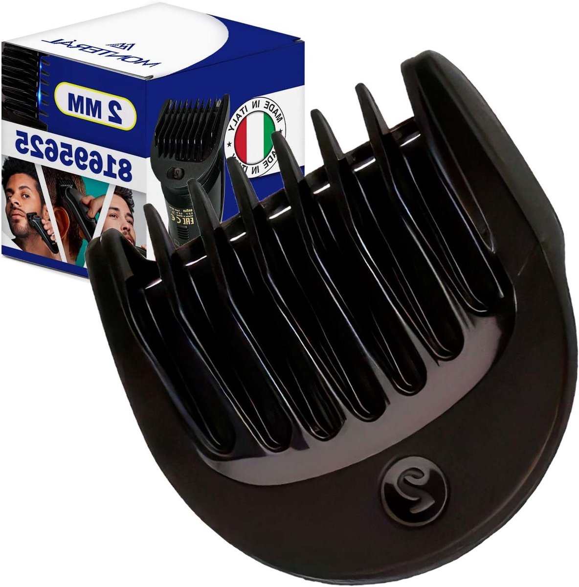 Adapter voor trimmer - Opzetkam trimmer - Precisie trimmen - Originele code 81695625 - 2 mm - Zwart