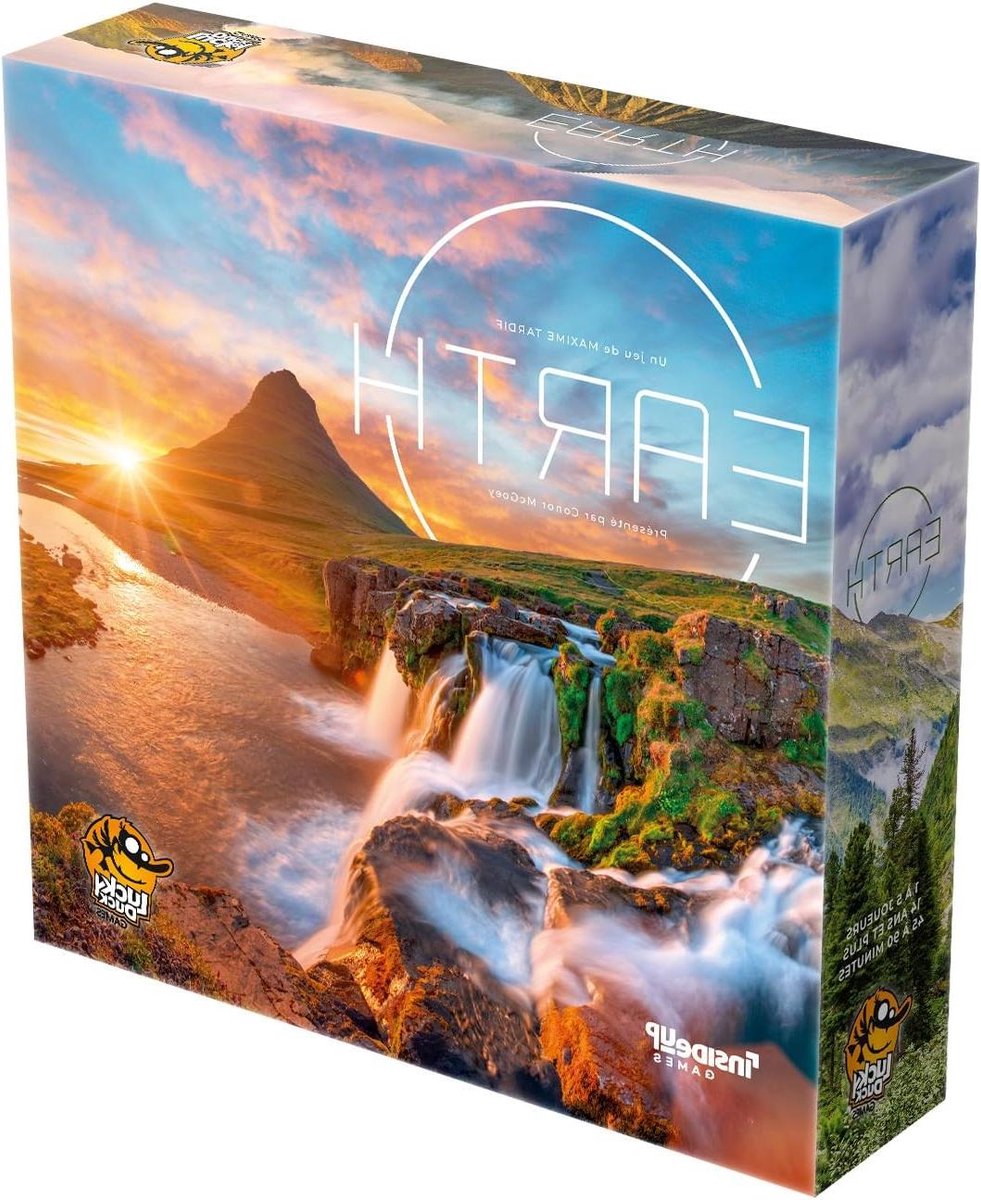 Bordspel Aarde - Strategie spel Natuur - Ecosystemen bouwen - Motor voor groei - 11.7 x 11.7 inches - Earth