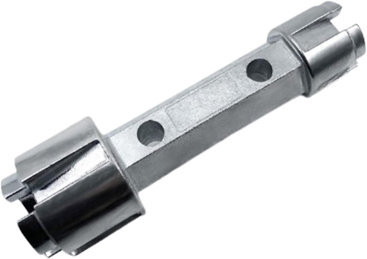 Afvoergarnituur Aluminium - Badkamer Sleutel - Afvoer Installeren - Roestvrij Zonder Krassen - 5 cm - Grijs