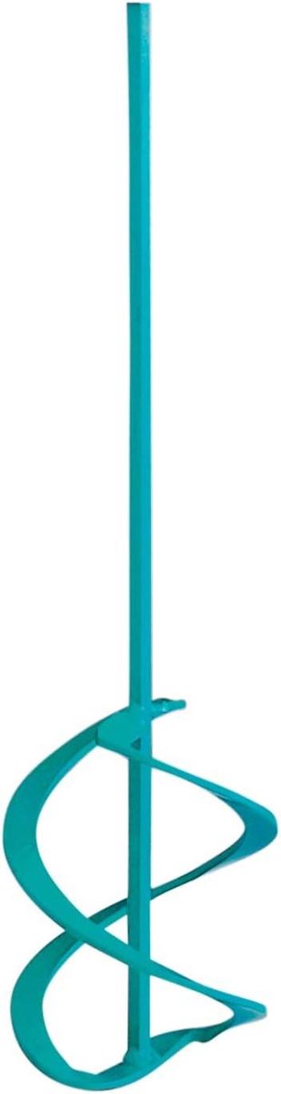 Mixer Spiraal - Mortel Mixer - Materiaal Mengen - Twee Brede Mixspiralen - 10 Liter - Turquoise