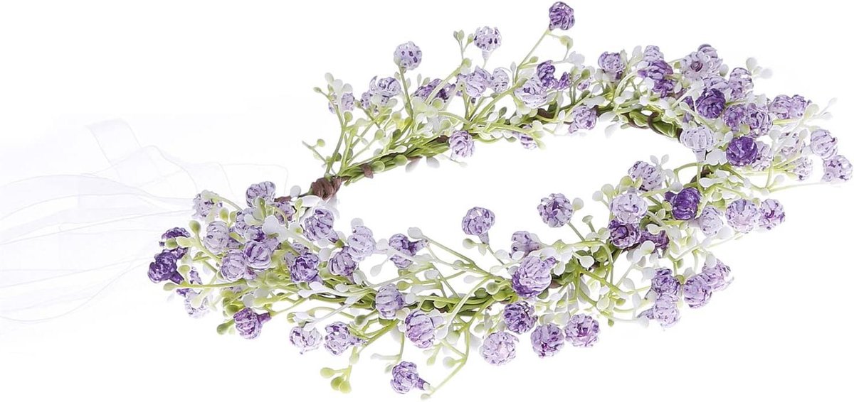 Bloemenkroon Eucalyptus - Bloemen hoofdband - Bruiloft fotoshoot - Handgemaakt ontwerp - 14-16 cm diameter - Groen