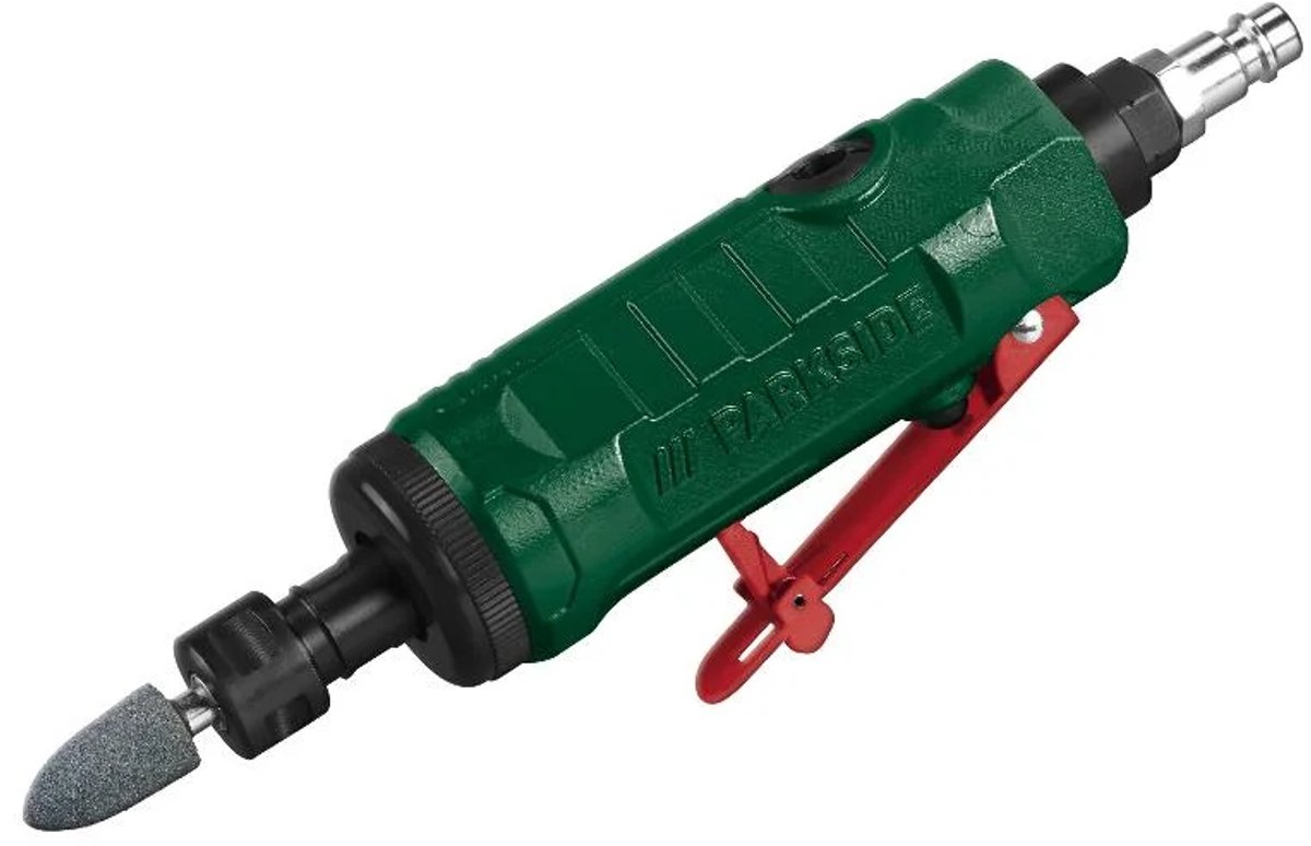 PARKSIDE® Perslucht Multitool - 22500 tpm - Met 10-delige set slijpbits in verschillende vormen - Voor het slijpen van rechte en gebogen oppervlakken.
