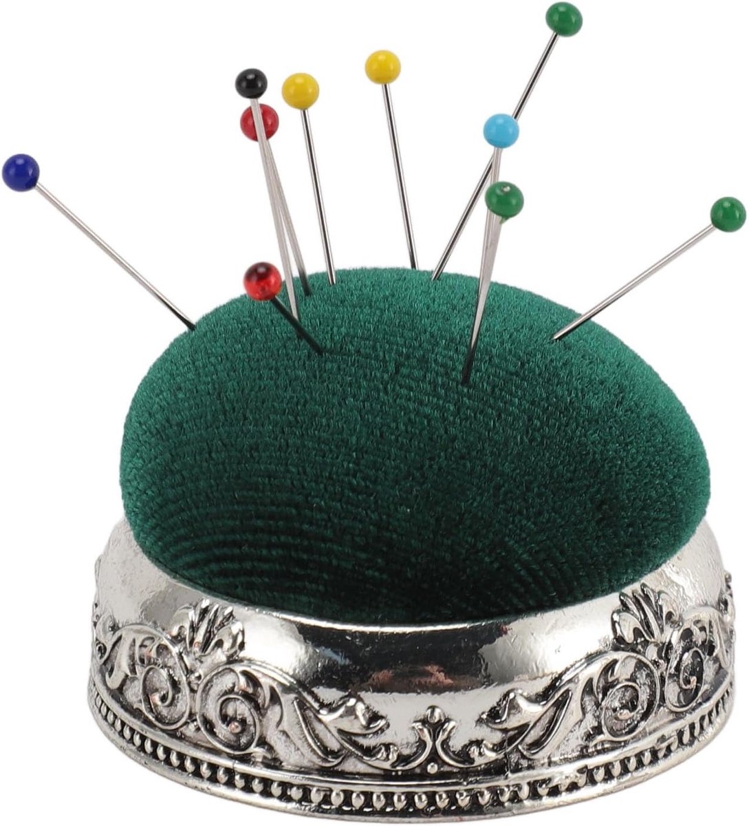 Elegante Vintage Pincushion met Zachte Elastische Retro Naaikussen voor Quilten en Naaien, Ideaal Cadeau voor Naailiefhebbers