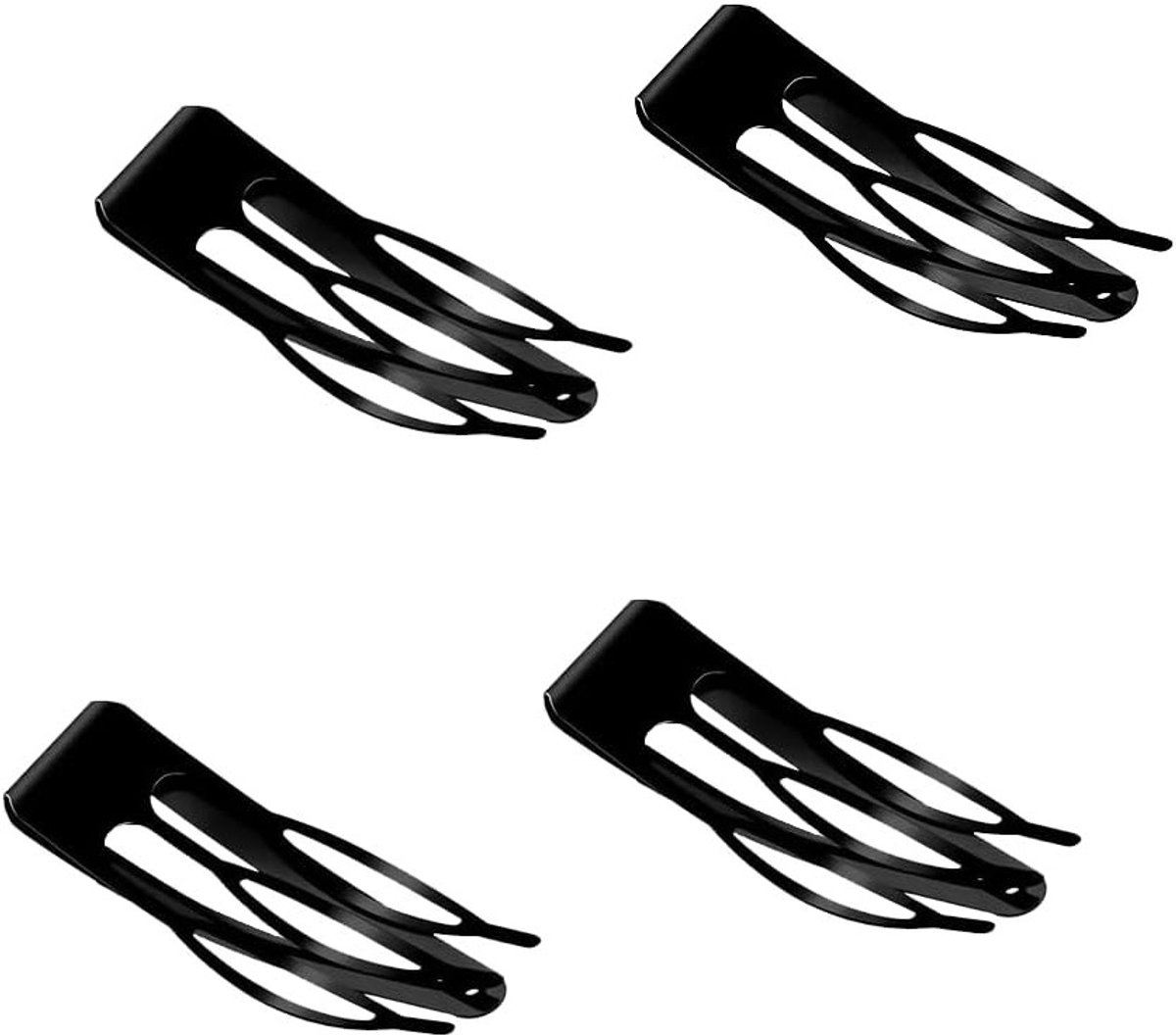 Dubbele Grip Haarspelden Set van 4 Stuks, Mini Haarspelden voor Meisjes en Vrouwen, Ideaal voor Diverse Haarstijlen en Accessoires
