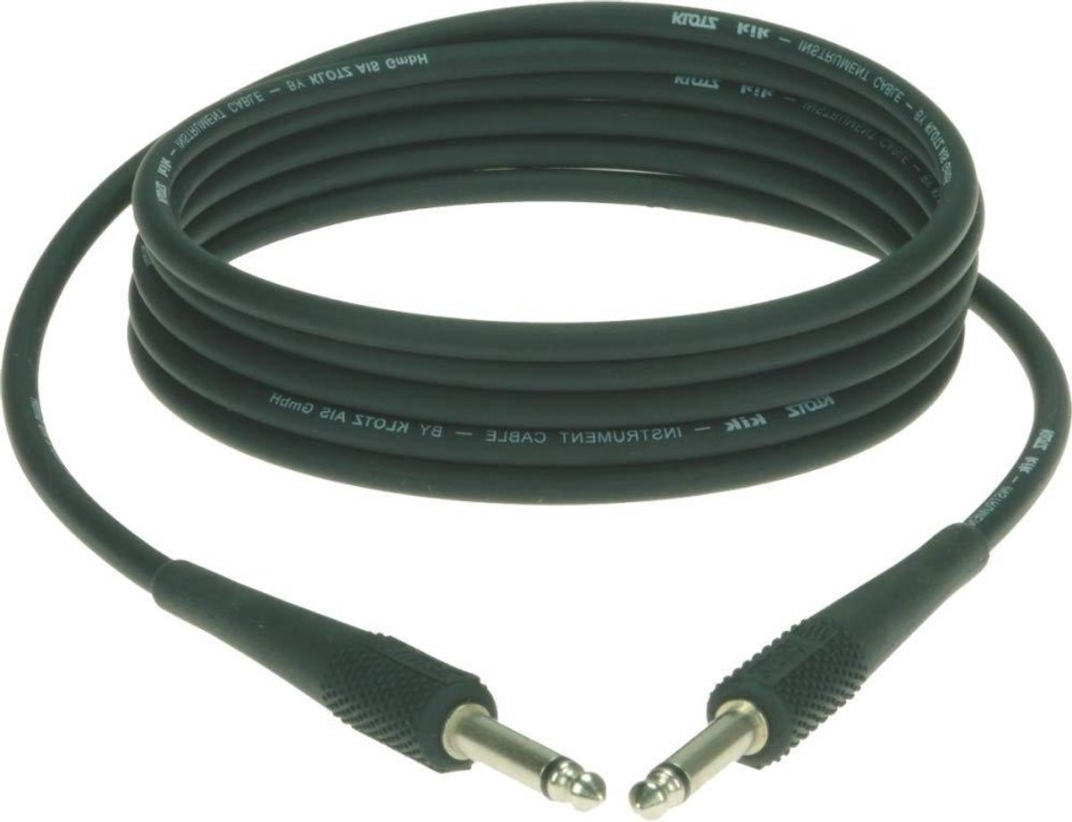 Instrumentenkabel - Muziek kabel - Muziek maken - Dubbele afscherming - 9 meter - Zwart