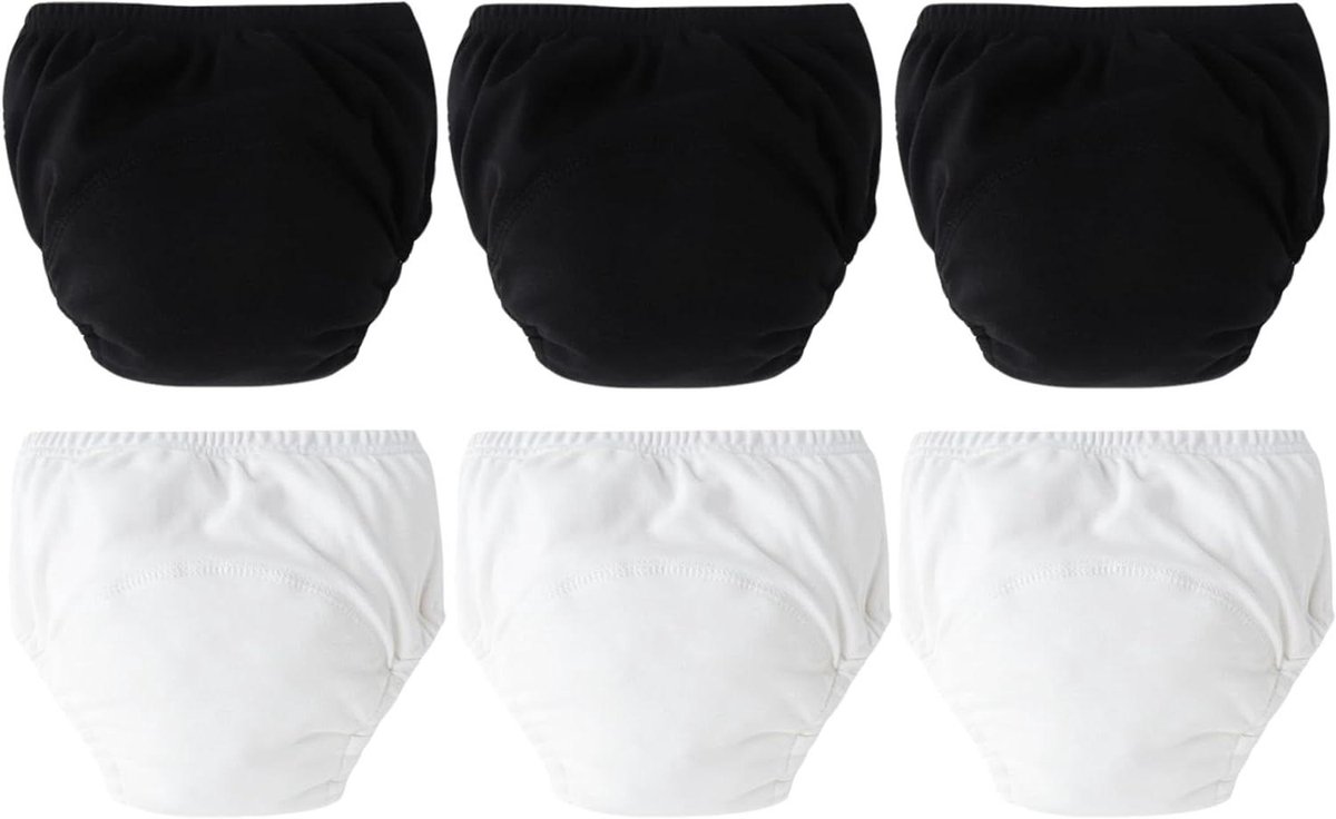Potty Pants - Oefenbroekjes - Zindelijkheidstraining - Waterdichte TPU laag - 6 Stuks - Multicolor