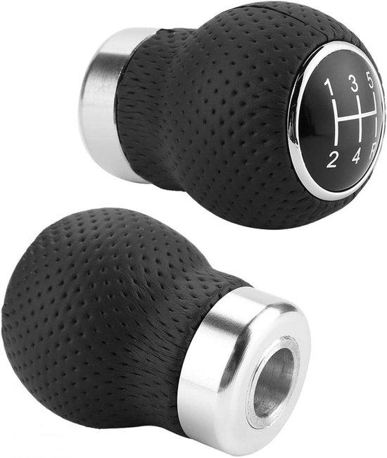 Schakelknop Auto - Pookknop Universeel - Versnellingsbak Bediening - 5 en 6 Versnellingen - Universele Pasvorm - Zwart — afbeelding 5