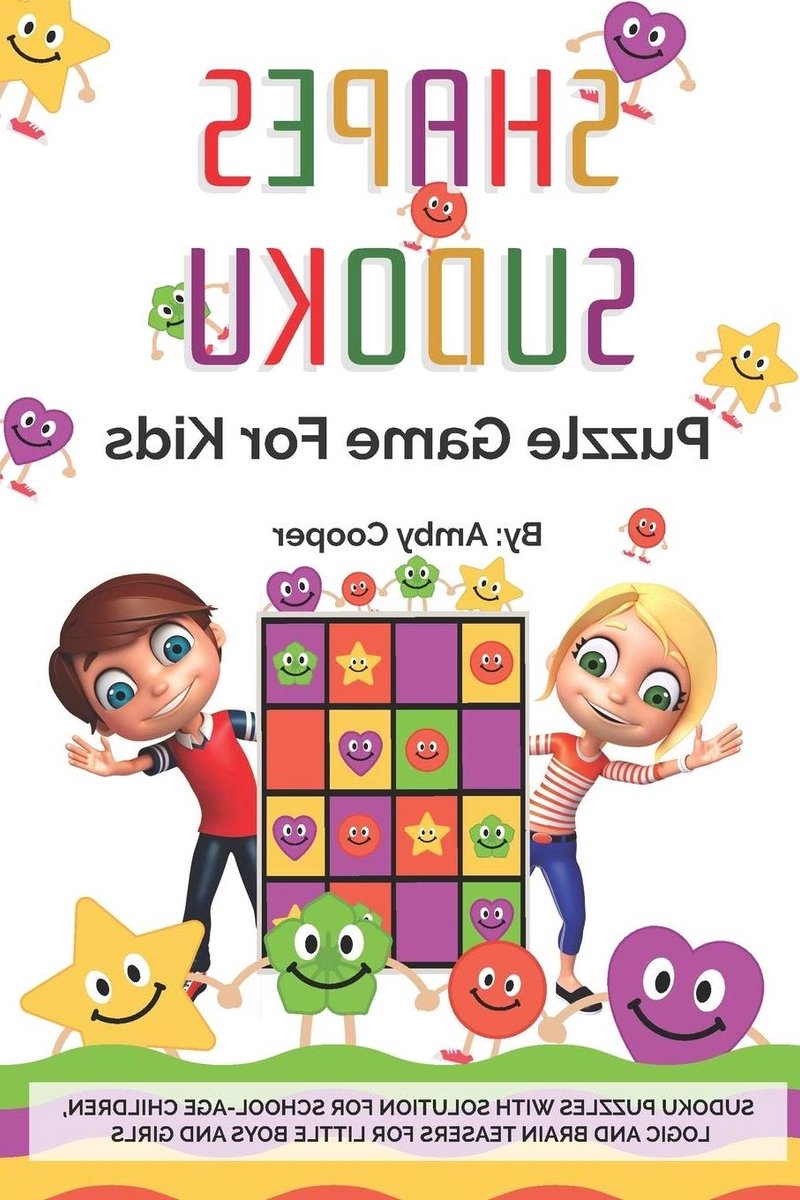 Shapes Sudoku Puzzelboek - Logica Puzzels Kinderen - Hersenen Trainen - 100 Beginner Puzzels - 15 x 23 cm