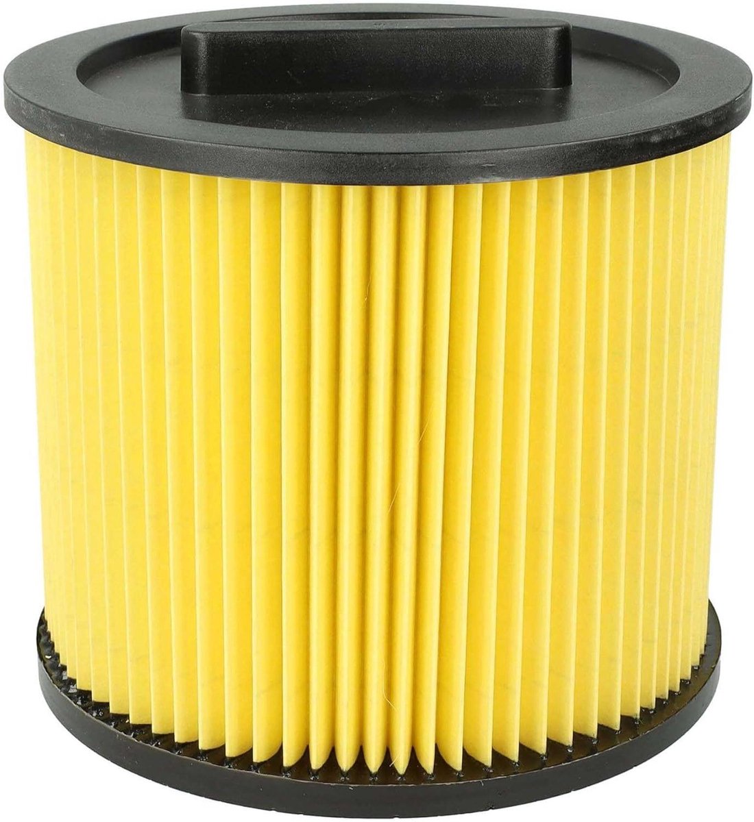 Vouwfilter Stofzuiger - Patroonfilter Reservefilter - Stof Zuigen - Uitwasbaar Papier Kunststof - 19 cm Diameter 17 cm Hoogte