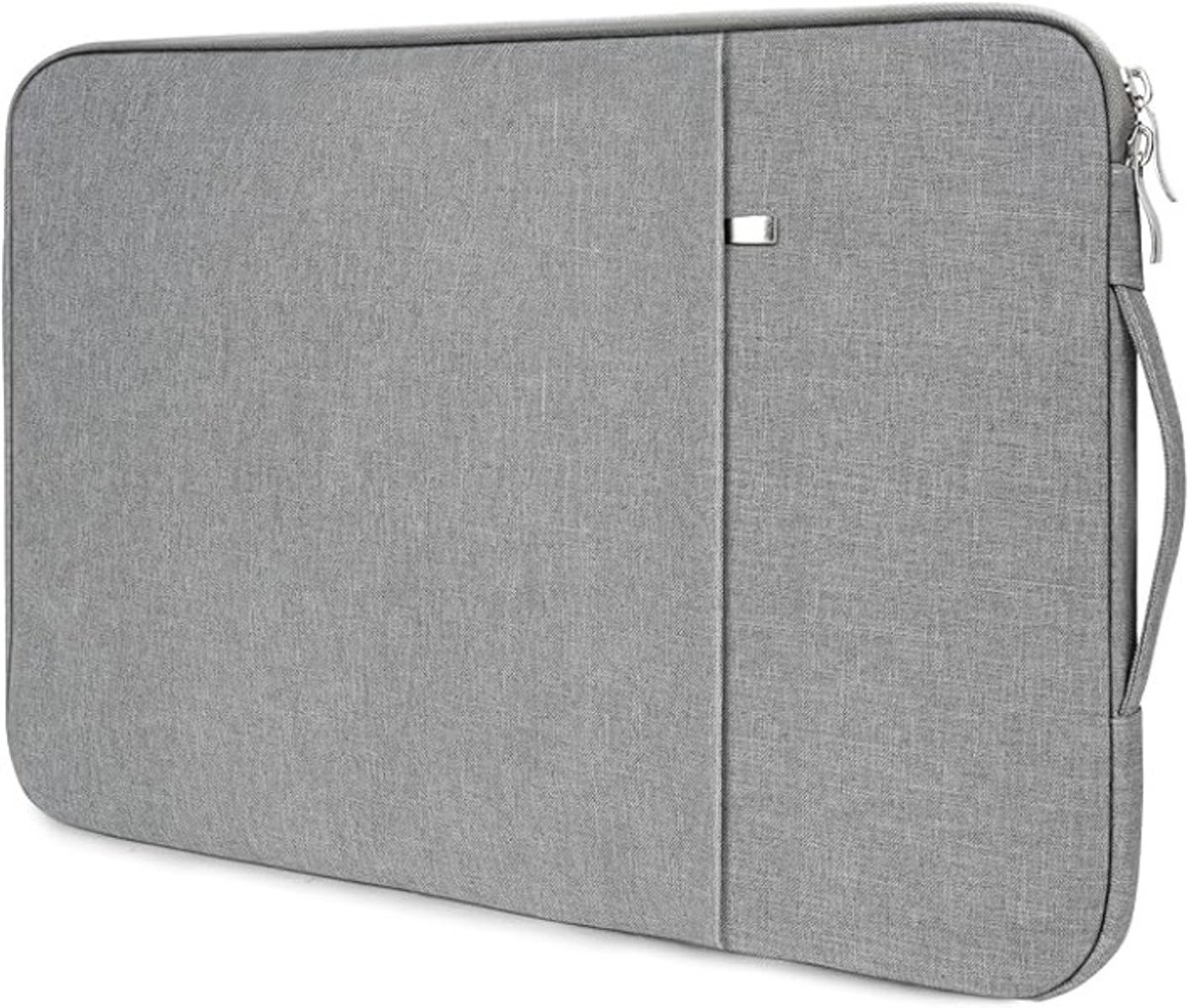 Waterdichte laptophoes met schokbescherming voor 15,6-16 inch laptops, lichtgrijs