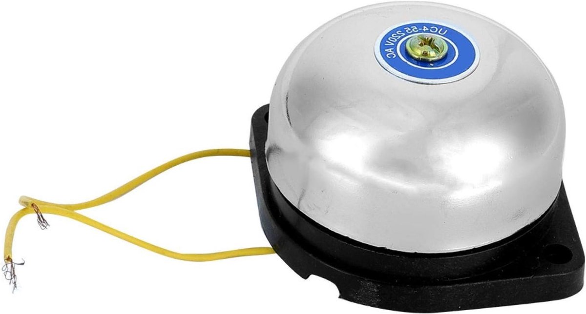 Ronde elektrische bel van roestvrij staal, 220V 5W, voor geluidsignalen en meldingen