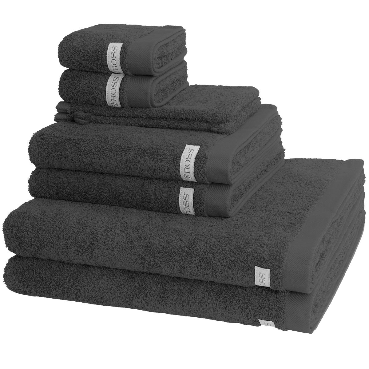 Ross Sonstiges 2 X washandje 2 X gasten- 2 X douche- 2 X handdoek - in set Sinfonie