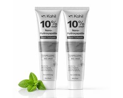 10% Hydroxyapatite Tandpasta - 2 stuks - Mint Smaak - Tandenbleek - Diep Schoon