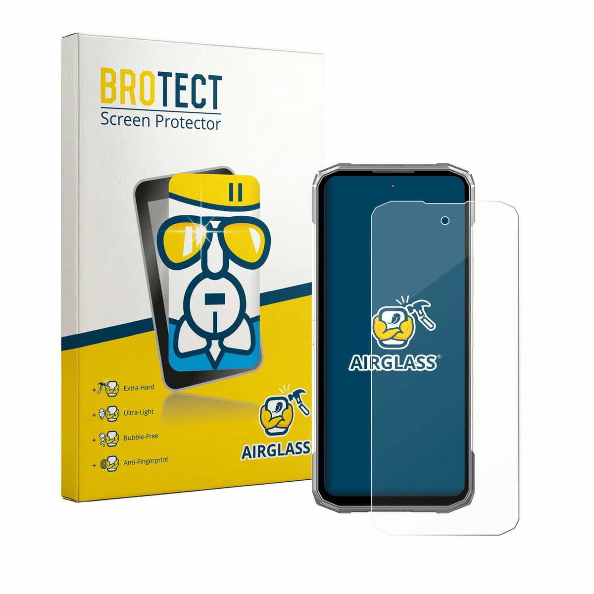 Screenprotector voor Doogee Blade 20 Max Beschermglas transparant