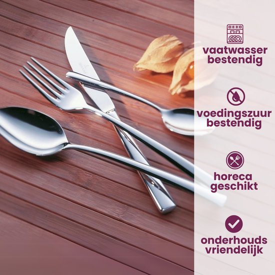 Villeroy & Boch Piemont Set de Couverts - 24 pièces - Inox 18/10