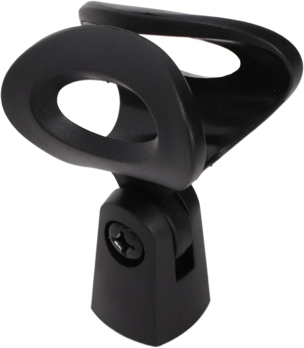 Microfoon Klemhouder - Flexibele Microfoonsteun - Veilige Microfoon Plaatsing - Lichtgewicht Kunststof - 10 cm Pakket - Zwart