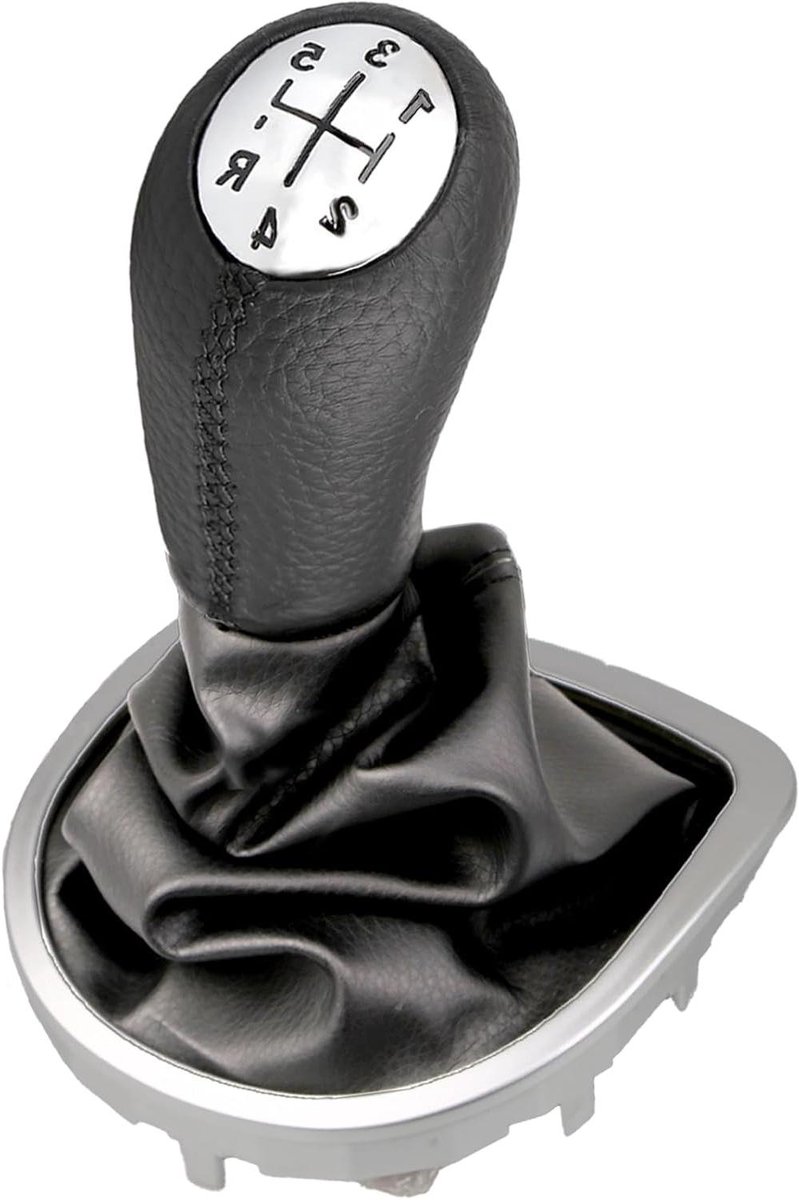 Versnellingspook - Schakelknop - Auto Interieur - 5 Versnellingen - 26x3 cm - Zwart