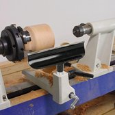 Draaibank Gereedschapssteun - Houtdraaihouder Metaal - Houtbewerking Draaien - Roestvrij Staal - 15 Cm Lengte - Zilverkleurig